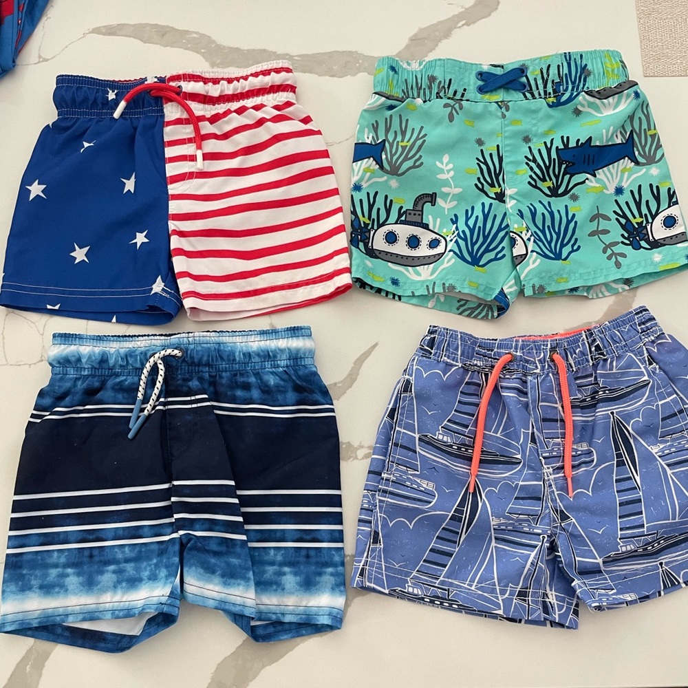 Cat and Jack swim trunks